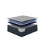 Très grand matelas - technologie de refroidissement double et soulagement amélioré pour une meilleure nuit de sommeil. Ferme avec de la mousse. Gen Ii Confort de circulation d'air amélioré. Bobines emballées individuellement. Supporte le bleu marine. 80 po x P