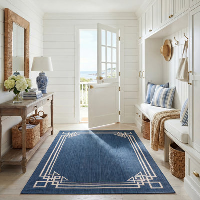 Tapis d'intérieur / extérieur à motif géométrique Bartev Performance