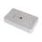 24"X14" White Ceramic Rectangular Vessel Bathroom Sink