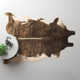 Herman Abstract Beige/Brown Area Rug