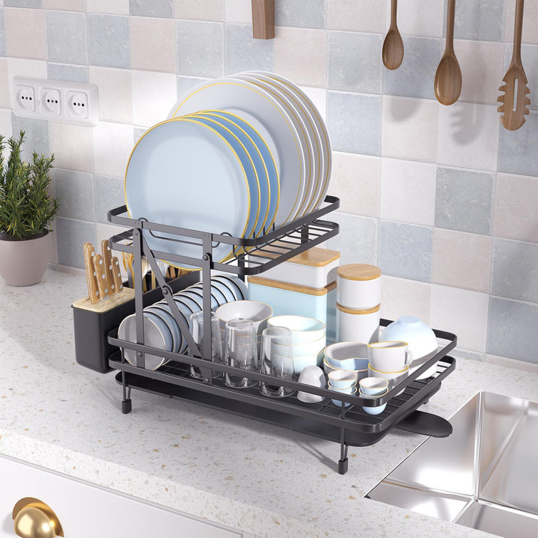 Metal Foldable Dish Rack Giantex