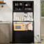 Grand garde-manger de 63 po avec prise de courant, huche de cuisine et armoire de cuisine avec tablette à micro-ondes Nyyear-980983334