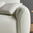 White Genuine Leather Modular Sofa cushion couch