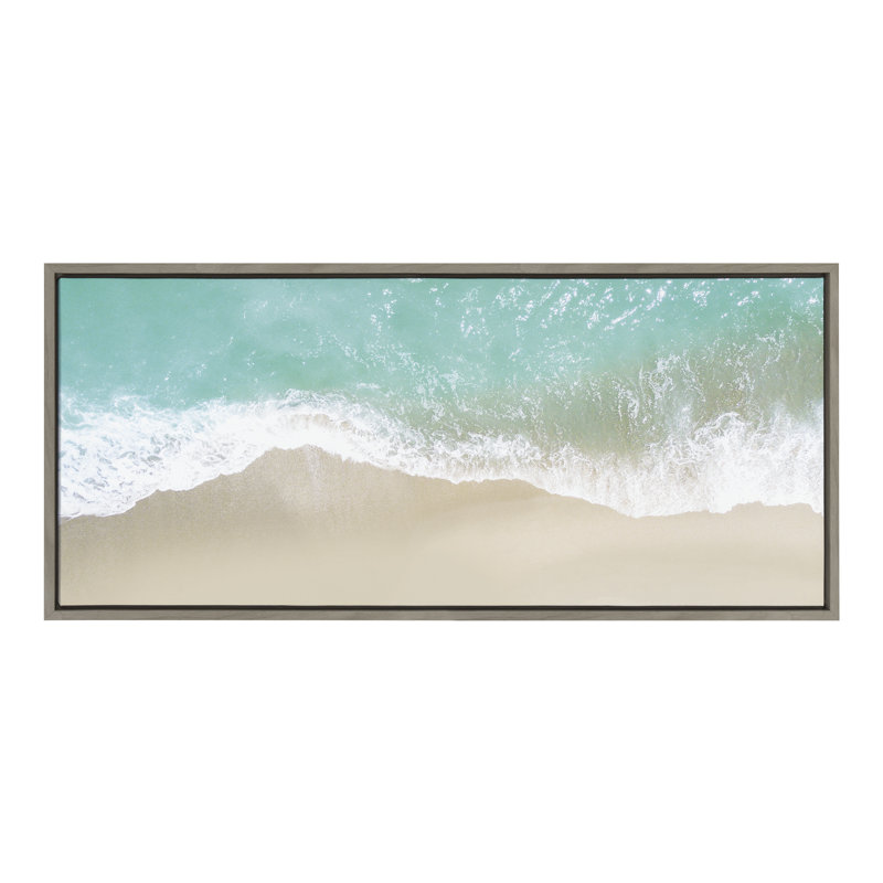 Ocean Beach Fantasy by The Creative Bunch Studio Framed Canvas Wall Art Print