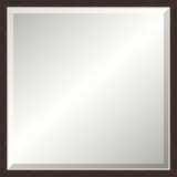 Silver and Espresso Gallery Mirror
