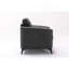 Chaise en tissu 39 po gris