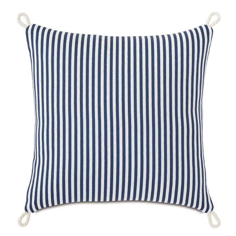 Villa Square Indoor/Outdoor Pillow Cover & Insert, Navy