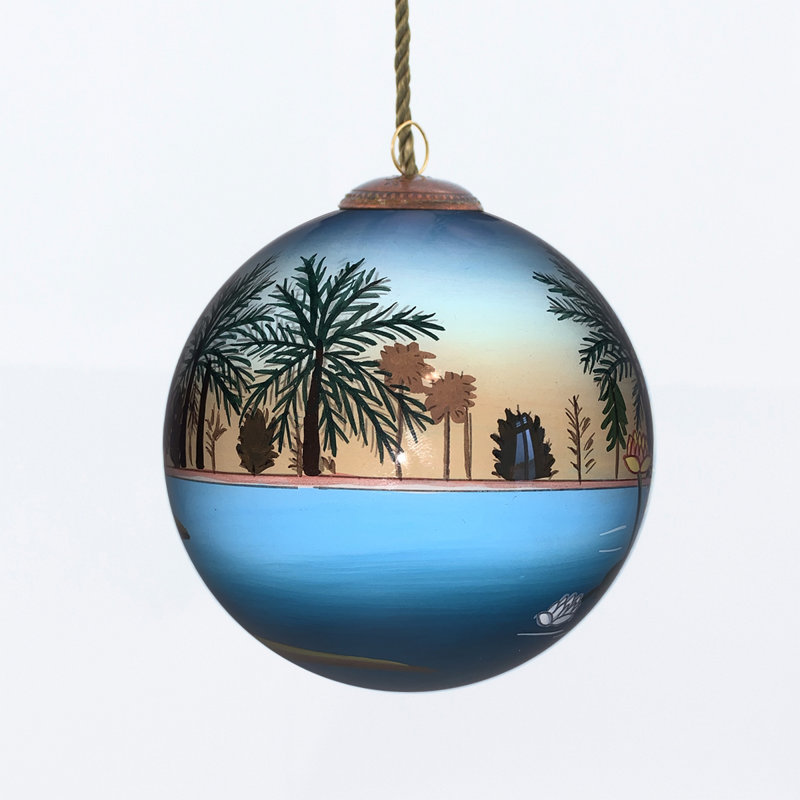 Boule de flamants roses Ornamnet