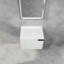 Meuble-lavabo moderne blanc composable pour grand espace sans lavabo