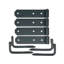 4" Flush Connecticut Shutter Hinge Set
