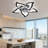 Modern 7-Blade Ceiling Fan With 5 Lights – Remote Control, 6-Speed Reversible Blades, Dimmable & Timer Function