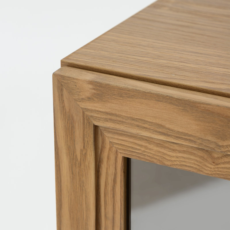 Hoshi 62"W x 36" H Sideboard Media Console, Natural, 36" H x 62" W x 16" D
