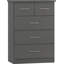 Cascio 5 Drawer Chest Of Drawers-1655330616