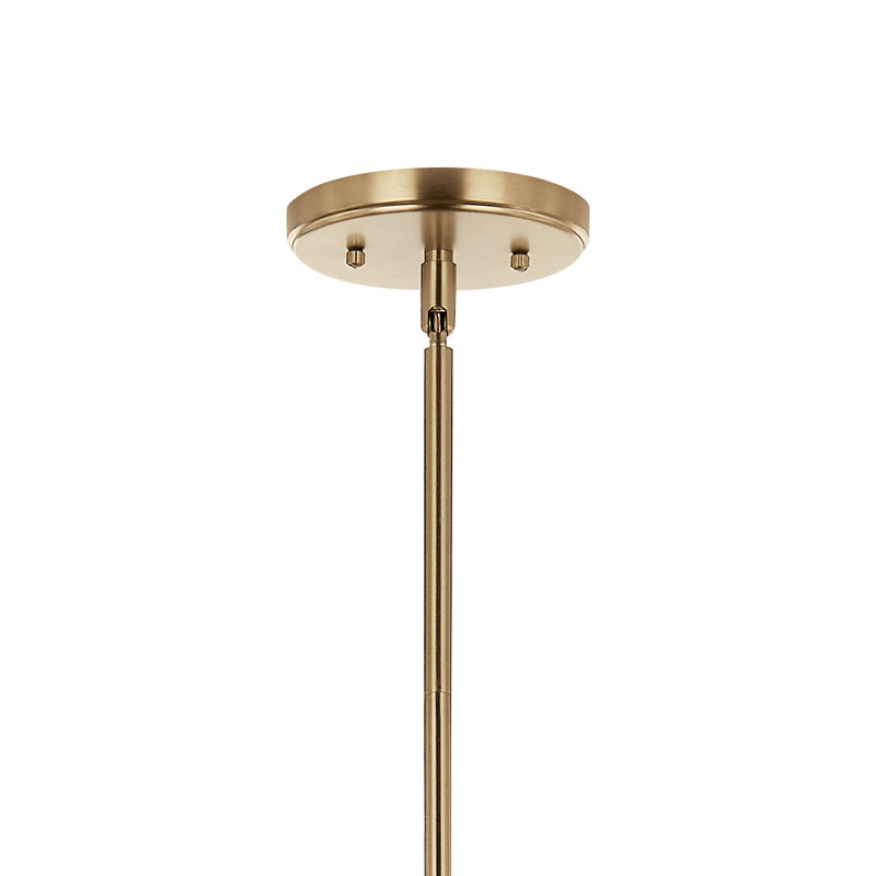 Lustre linéaire 4 lumières 47,50 ", Laiton