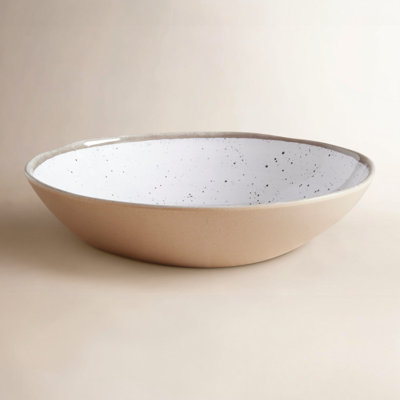 Laya Speckled Melamine Serving Bowl