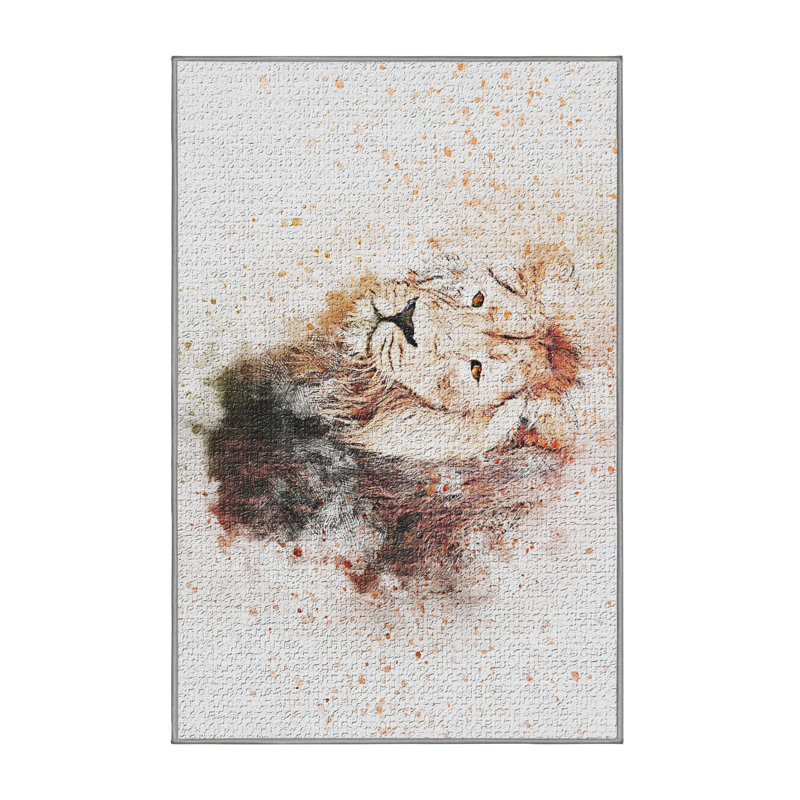 Tapis brun lion, Rectangle 2 pi x 5 pi