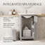 Meuble-lavabo simple 20 po avec plateau Makayla-1926456542