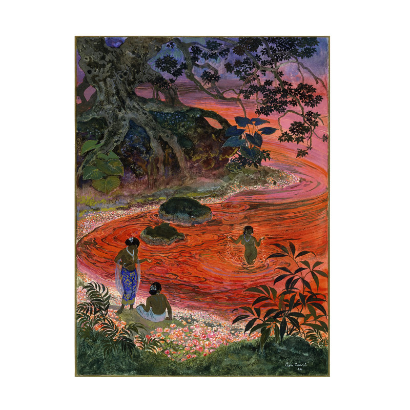 Leon Leon Carre, Le Chariot De Terre Cuite Illustration, Victor Barrucand, 1921, art sur toile, H 24 po x l 18 po