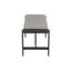 Banc rembourré en tissu Chloe