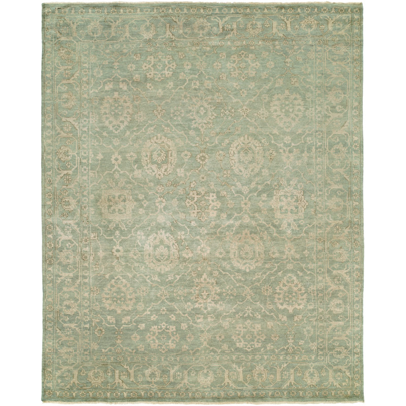 Wool Area Rug, Rectangle 4' x 6'