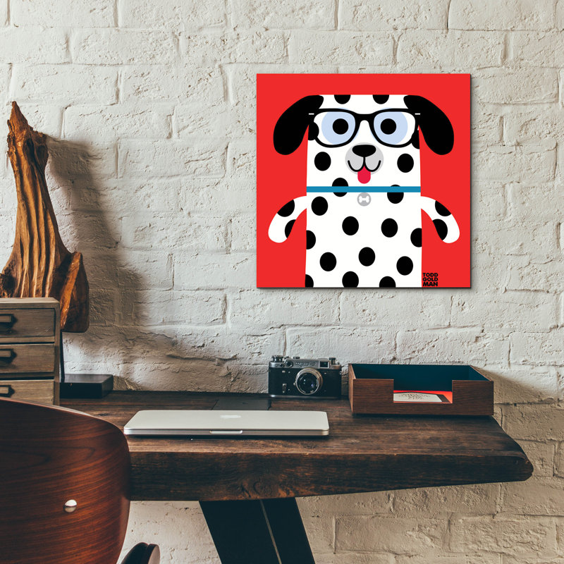 «Bow Wow Dalmation» par Todd Art, H 12 po x l 12 po