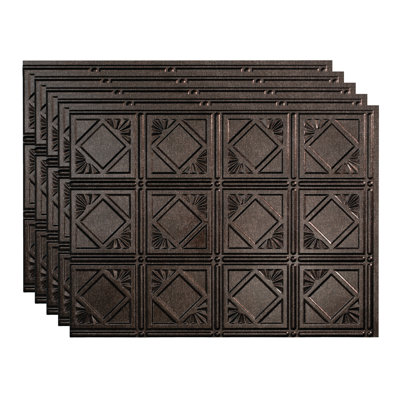 Panneau de dosseret décoratif en vinyle 4 po 18 po x 24 po FASÄDE