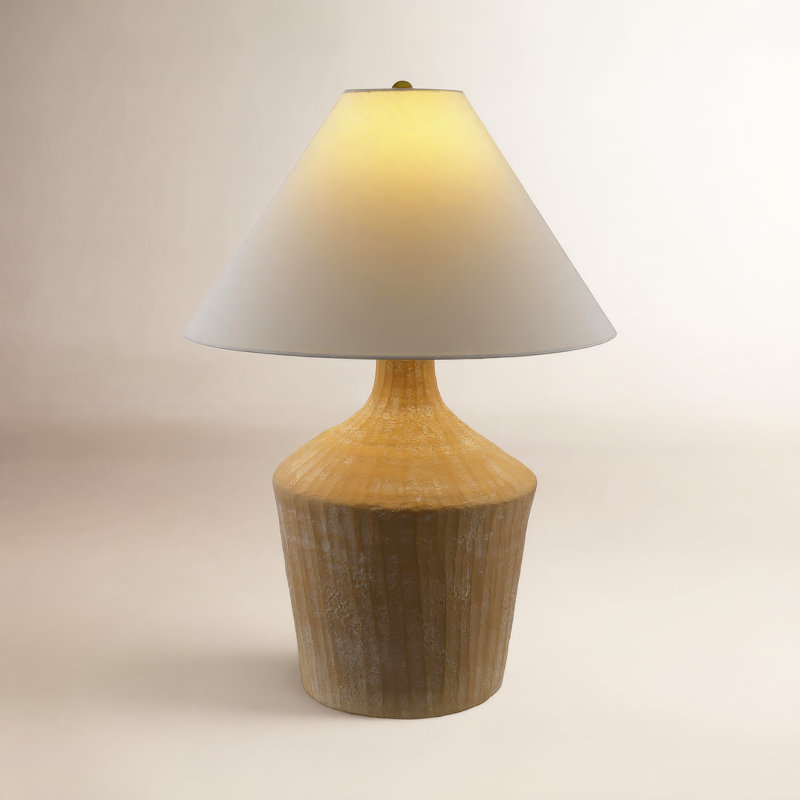 Ceramic Table Lamp, 26" H x 18" W x 18" D