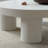 Cream style creative round coffee table