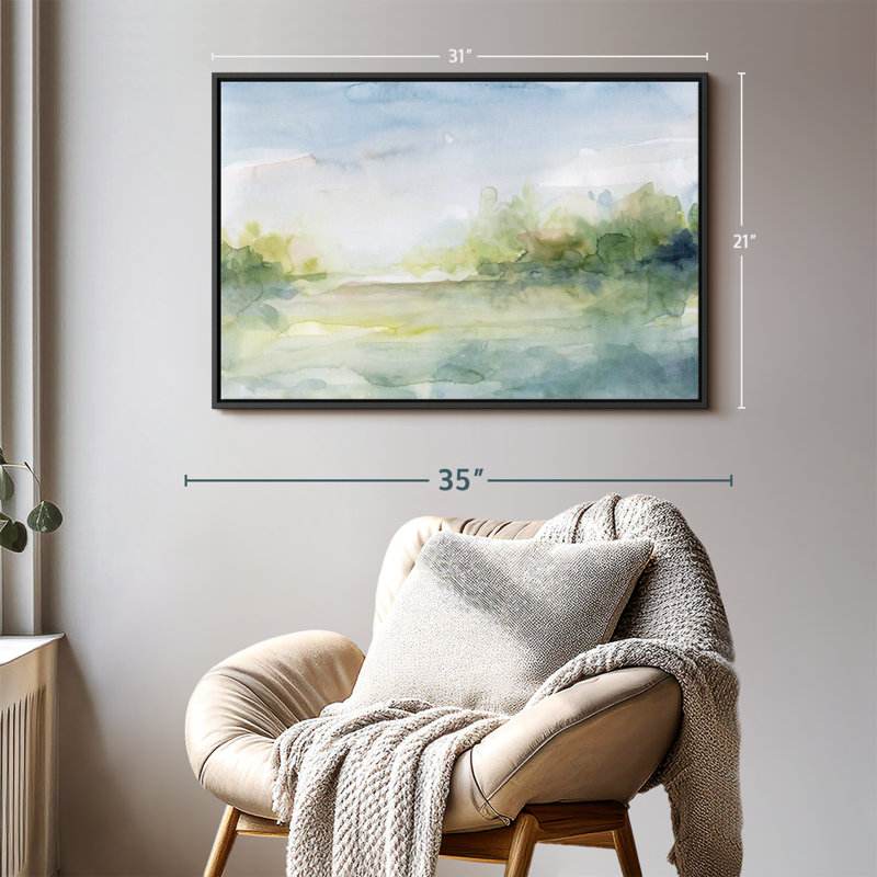 Abstract " Clear Day Canvas Print ", 21" H x 31" W