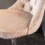 Velours avec siège réglable de 25 à 33 pouces, base moderne rembourrée, dossier confortable pour la cuisine de pub kaki, deux tabourets de bar kaki à hauteur unitaire, îlot de 2 rembourrés