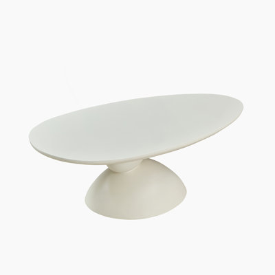 Table basse ovale, table de centre moderne, table à thé pour salon