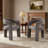 Modern Upholstered Barrel Dining Chairs-95262510