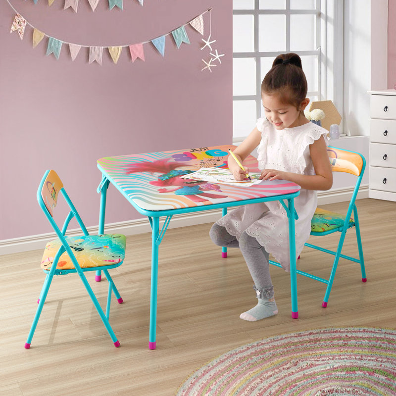 Ensemble de table et de chaises Trolls World Tour 3 pièces