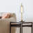Toscana 20-in Height Integrated LED ETL Certified Table Lamp with Glass Shade