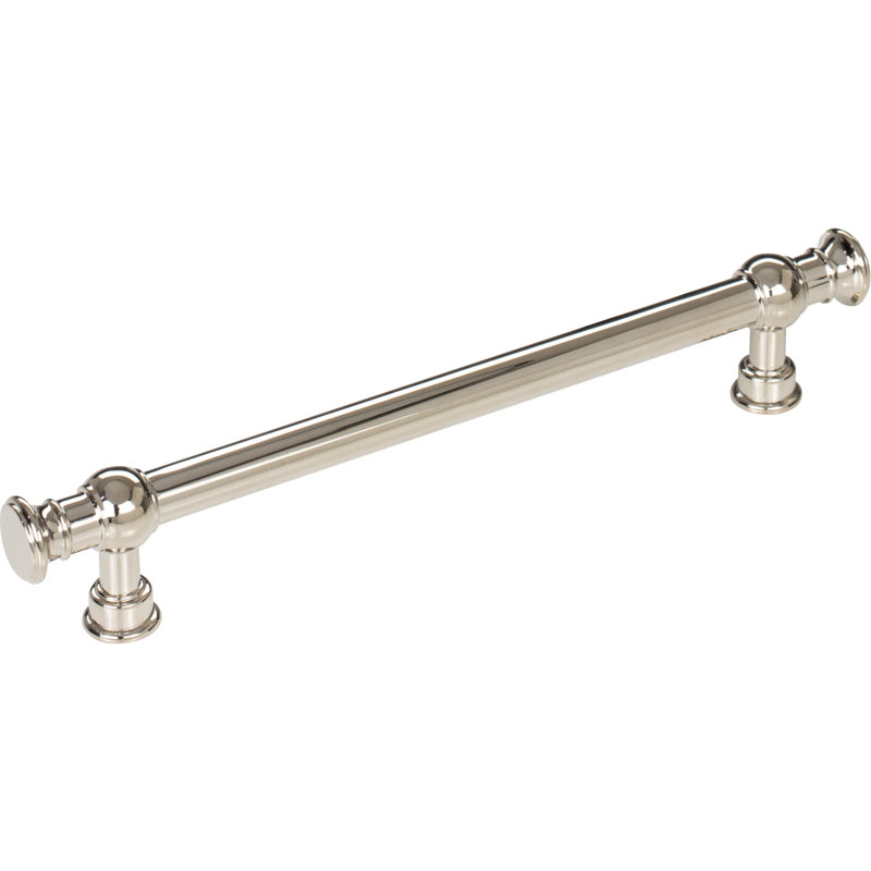 Ormonde Bar Pull, Polished Nickel, 6 5/16" Center to Center