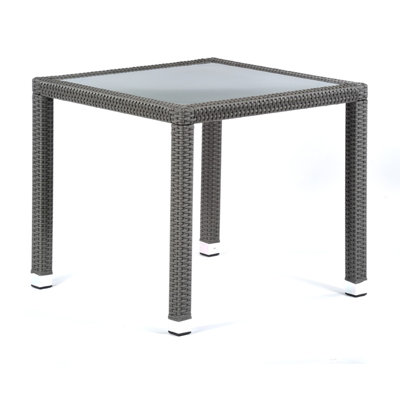 Ashong Square Wicker Outdoor Dining Table , 80cm cm W 80cm cm D