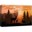 «Deer Green Pine Tree Wilderness» sur toile-99542993