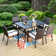 Alyah Rectangular 7 - Piece 6 - Person 152.4Cm L Table Set
