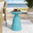 Outdoor Metal End Table -Large