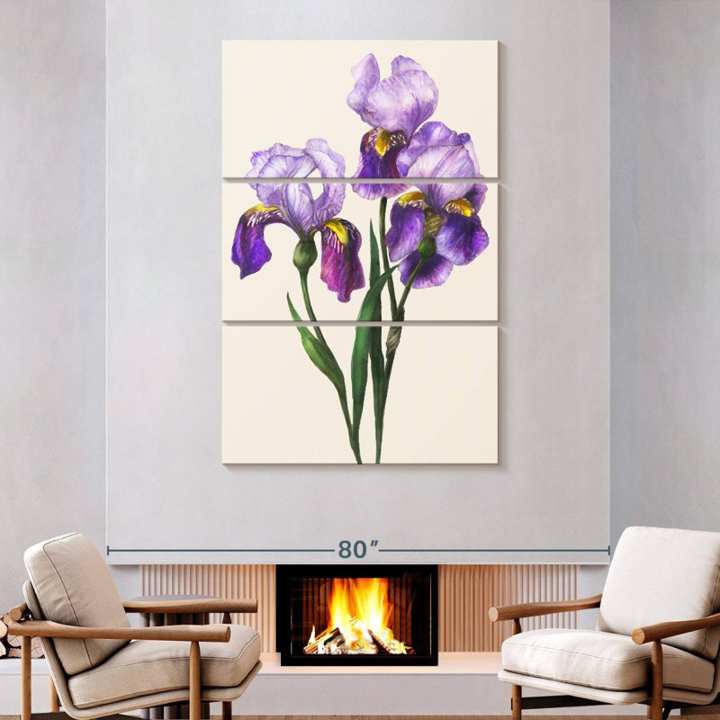Harnek Garden Floral I, 74" H x 48" W