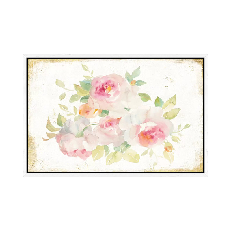 Midsummer III 1 Piece Wrapped Canvas Painting, 66.04 cm H x 45.72 cm W, White Floater Framed