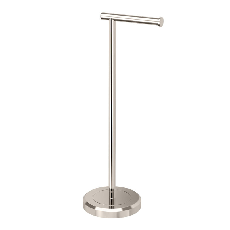 Porte-papier hygiénique sur pied Latitude II, Nickel poli
