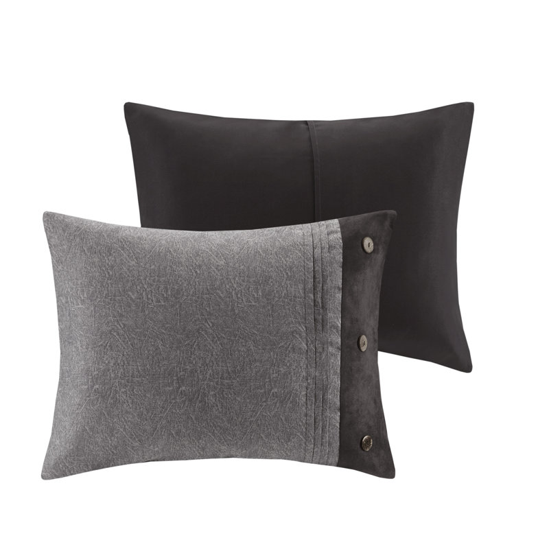 Soft Queen Polyester Bedding Sets, Rustic Grey Lodge Style For Home