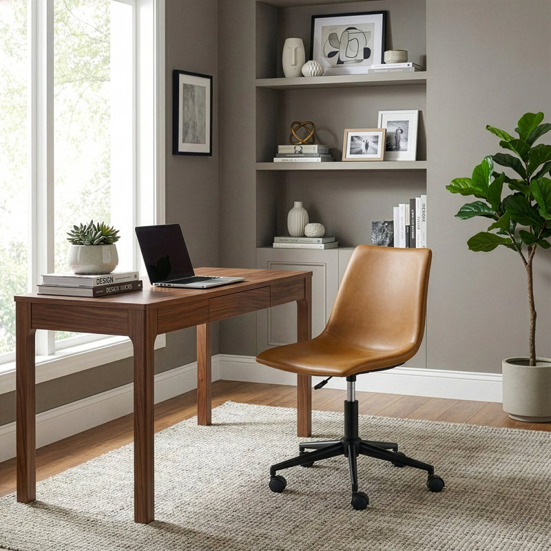 Traves Task Chair, Light Brown