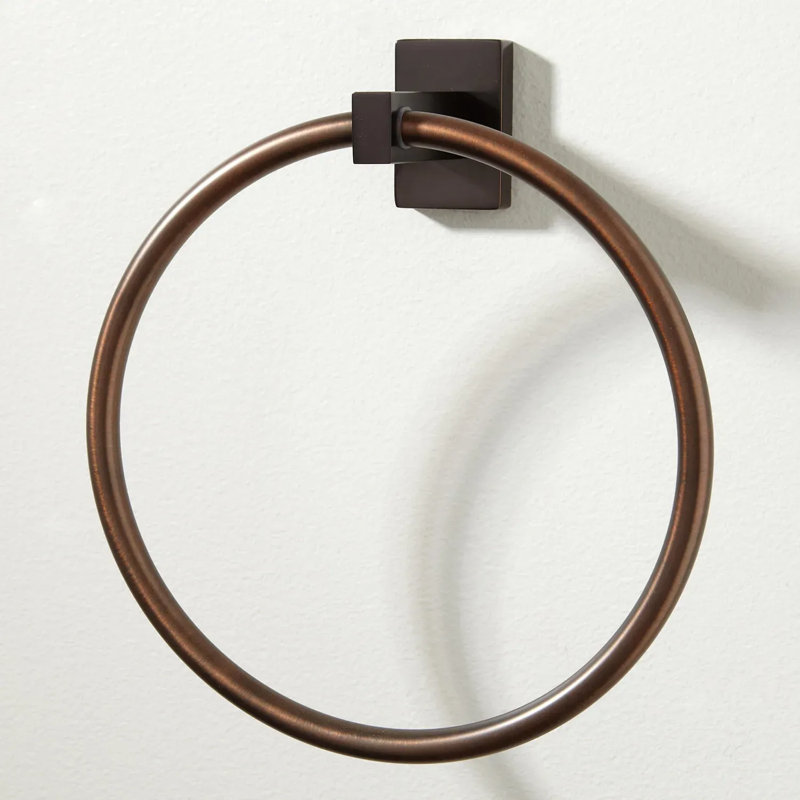 Helsinki Collection Wall-Mount Towel Ring, Oil Rubbed Bronze