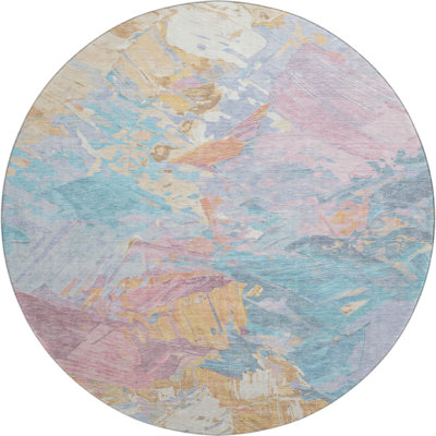 Premium Machine Washable Varroville AMF1713 Abstract Rug