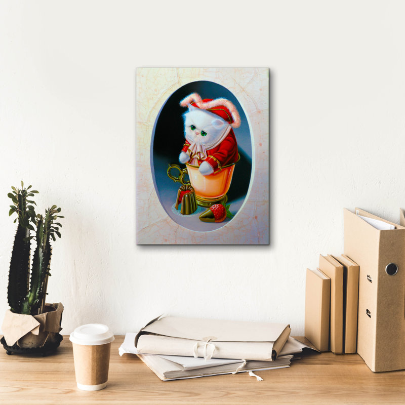 «Epic Graffiti« The Corsair With Sweets »par Valery Vecu Quitard, art mural sur toile, H 16 po x l 12 po x P 0,75 po