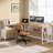 2 - Piece Home Office Executive Desk And Lateral File Cabinet-143053122-173699727