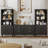 3-Piece Bedroom Set (1 Dresser + 2 Pantry Cabinets)-1911351106