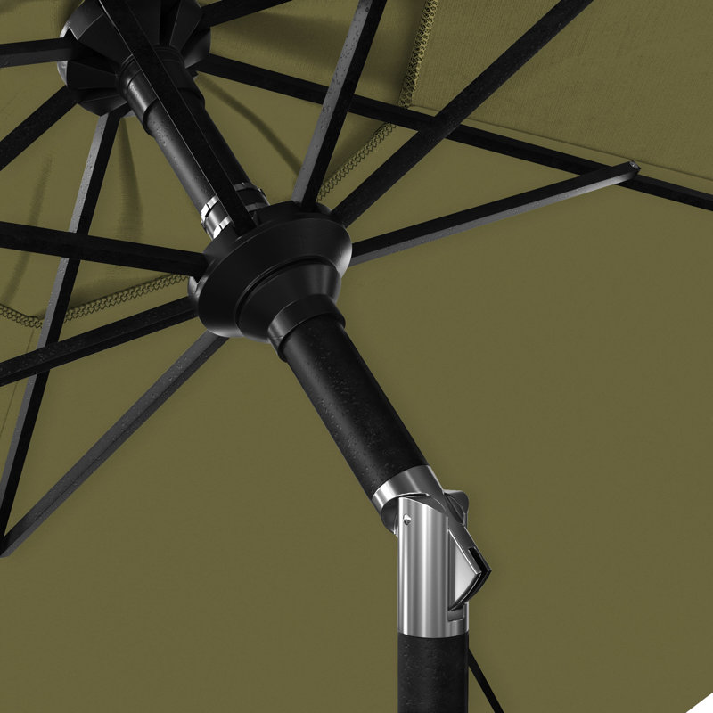 Parasol 108 po Aalieyah, Spectre Sunbrella® coriandre, Stone Black